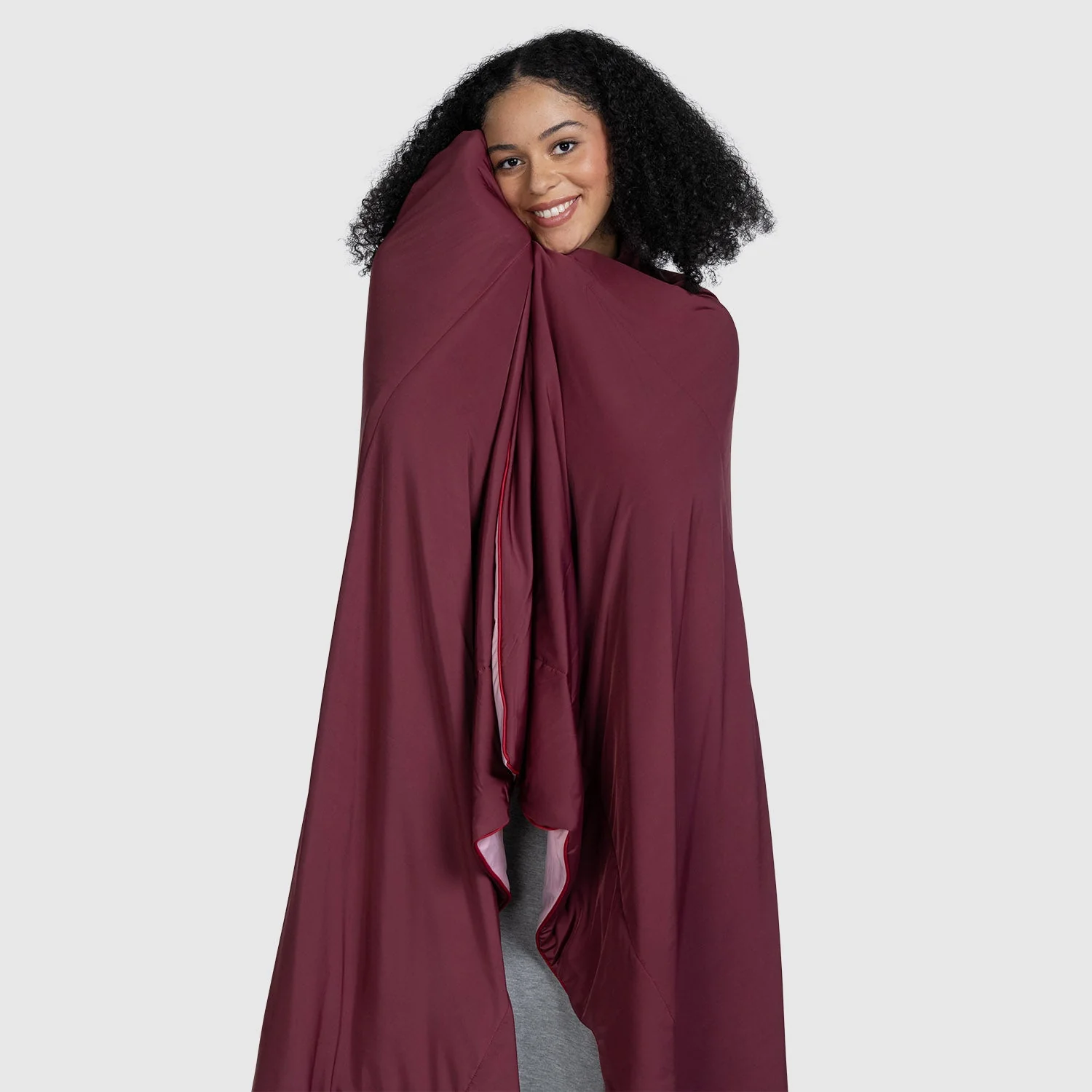 Pink/Burgundy Colour Block - Image 2