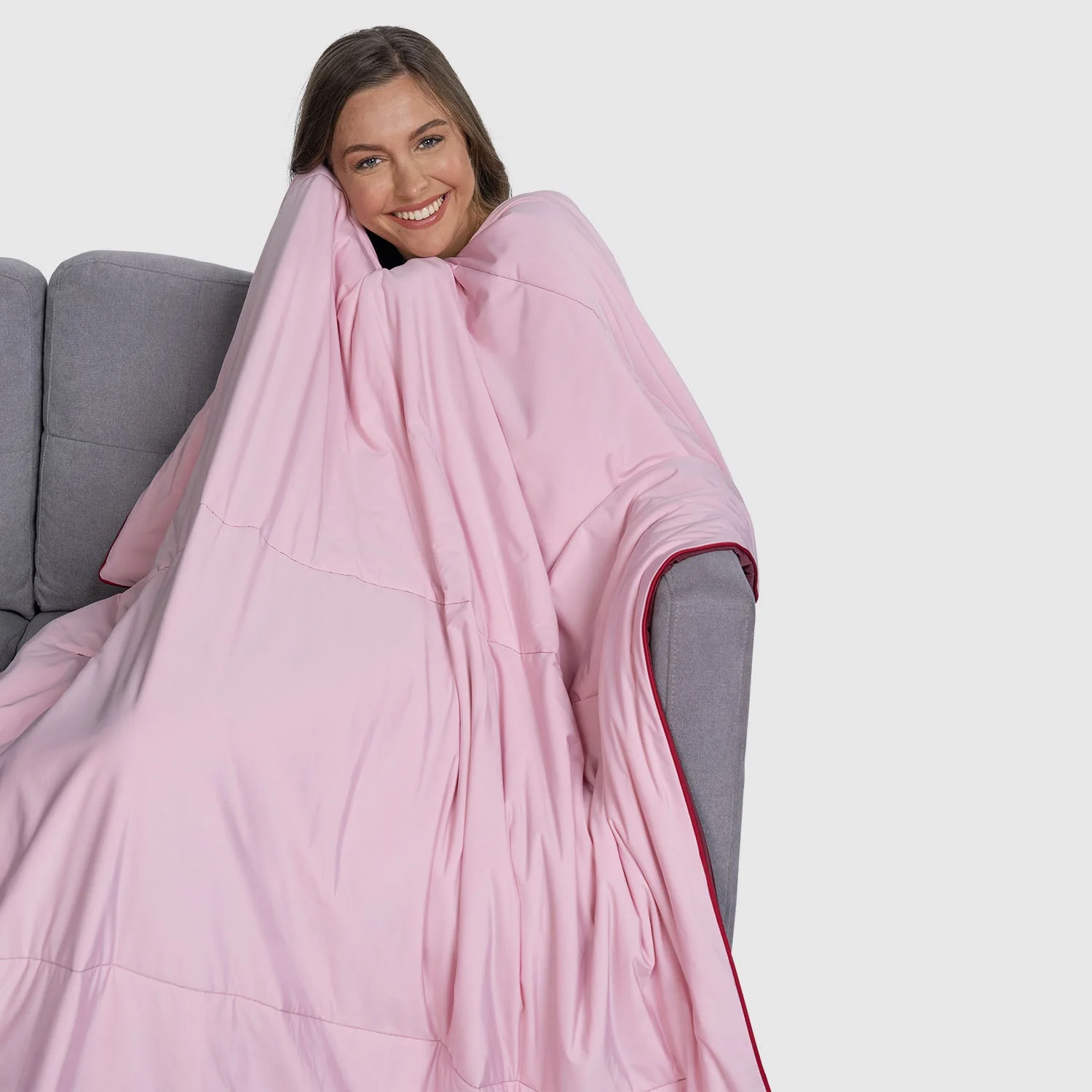 Pink/Burgundy Colour Block - Image 3